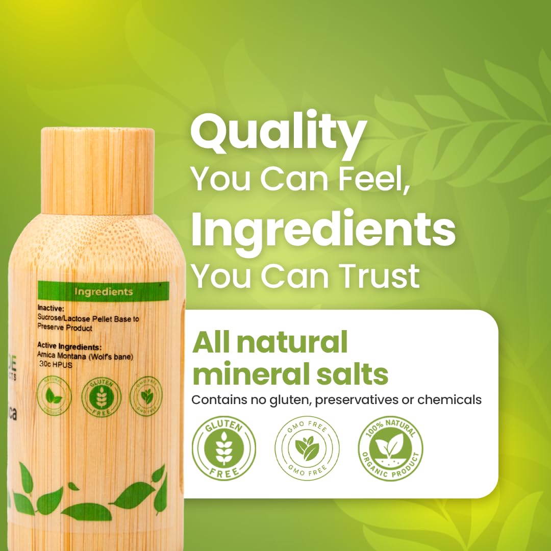 Bestmade Natural Products Arnica Montana 30C - Muscle Recovery, Soreness Relief, Pain Aid, and Holistic Wellness Support, 140 Pellets Bestmade Naturalproducts.comAu supplements