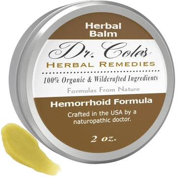 Dr. Cole’s Hemorrhoid Treatment – Organic Herbal Ointment for External Hemorrhoid Soothing & Comfort – Plant-Based, Gentle, No Petroleum or Harsh Chemicals – 2 oz Dr. Cole's Herbal RemediesAu supplements