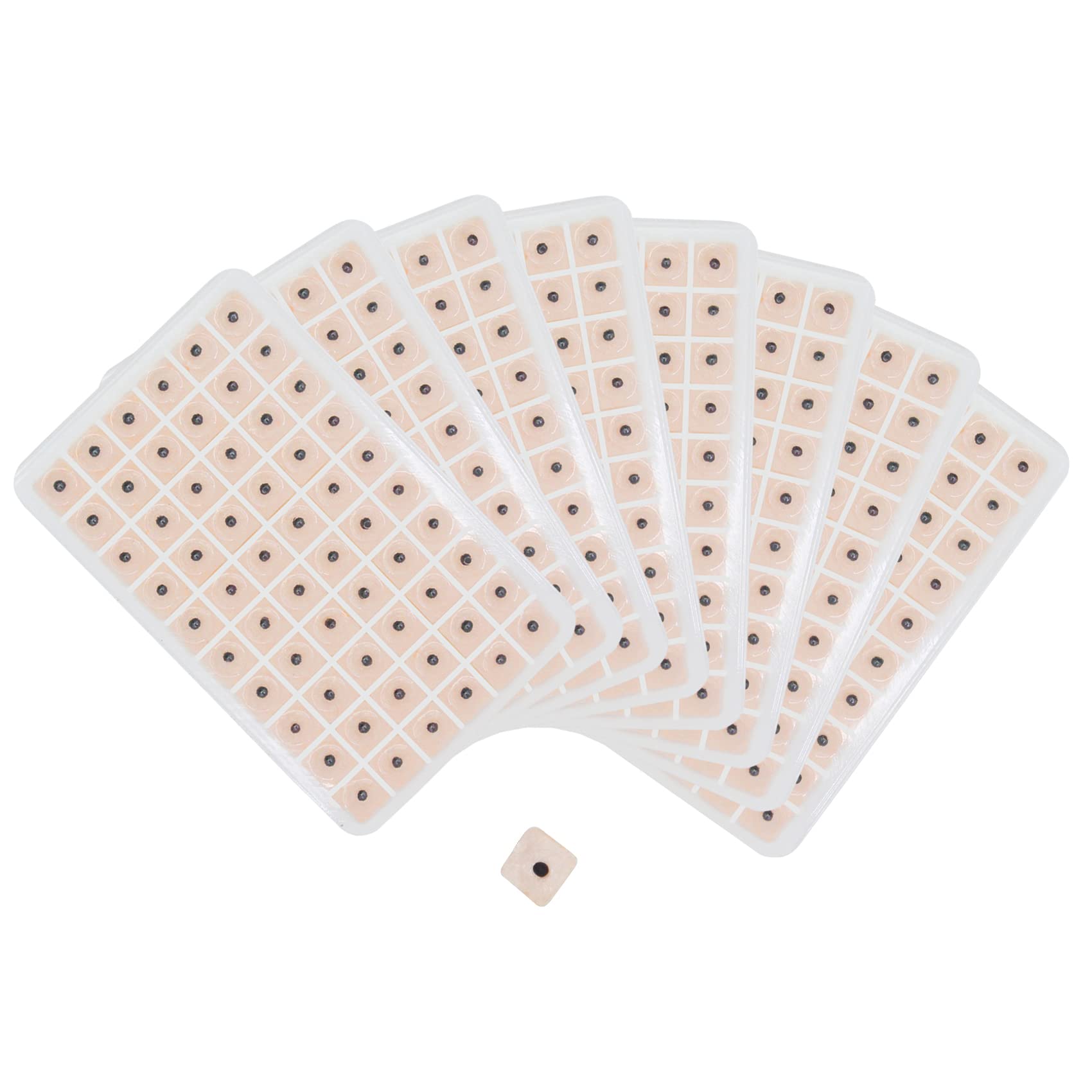 Ear Seeds Auricular Sticker kit,Acupuncture Kit Acupressure with Ears Seed 420 Pcs, Ear Chart, Tweezer HedigonAu supplements