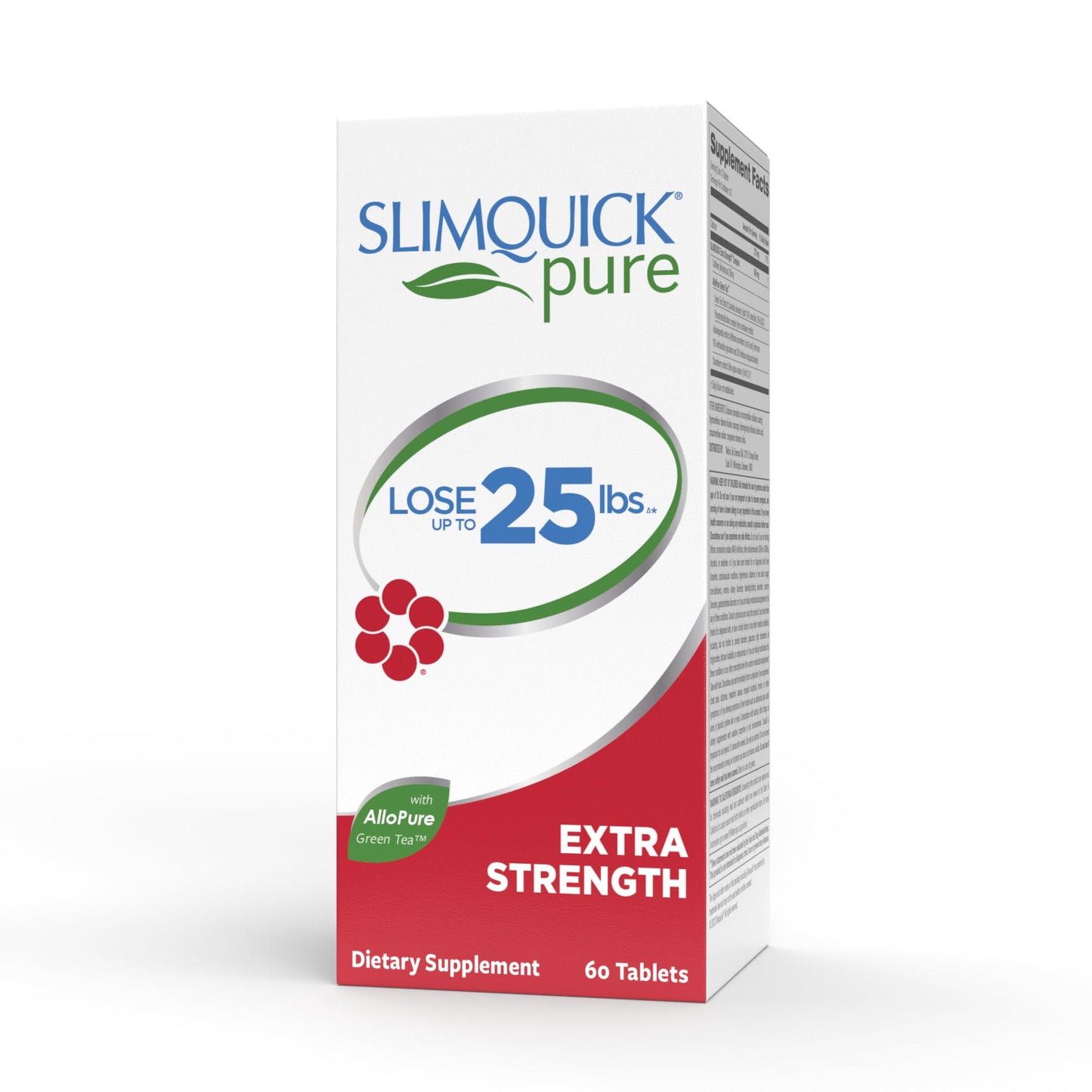 Slimquick Pure 3x Extra Strength Pill for Women, Helps Achieve Weight Goals, Helps Metabolism, Lose Excess Water, Keeps Full for Longer with Green Tea Extract SlimQuickUS supplements