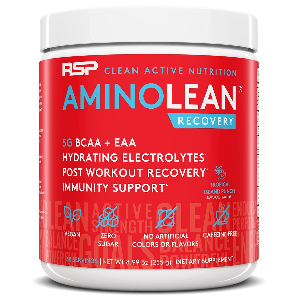 RSP NUTRITION Vegan AminoLean Pre Workout Energy (Mango 25 Servings) with AminoLean RSP NUTRITIONAu supplements