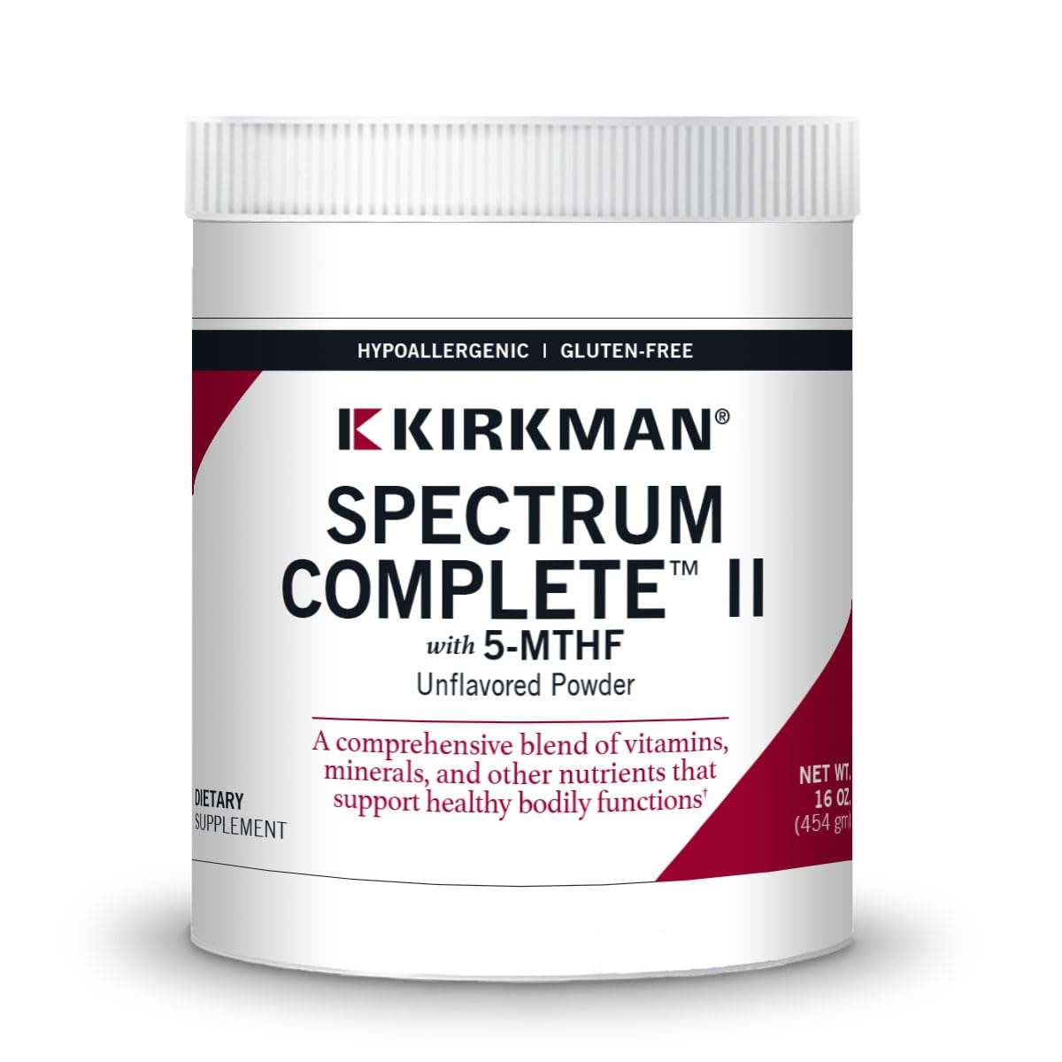 Kirkman Spectrum Complete II Powder - Hypoallergenic - 454 gm/16 oz KirkmanAu supplements