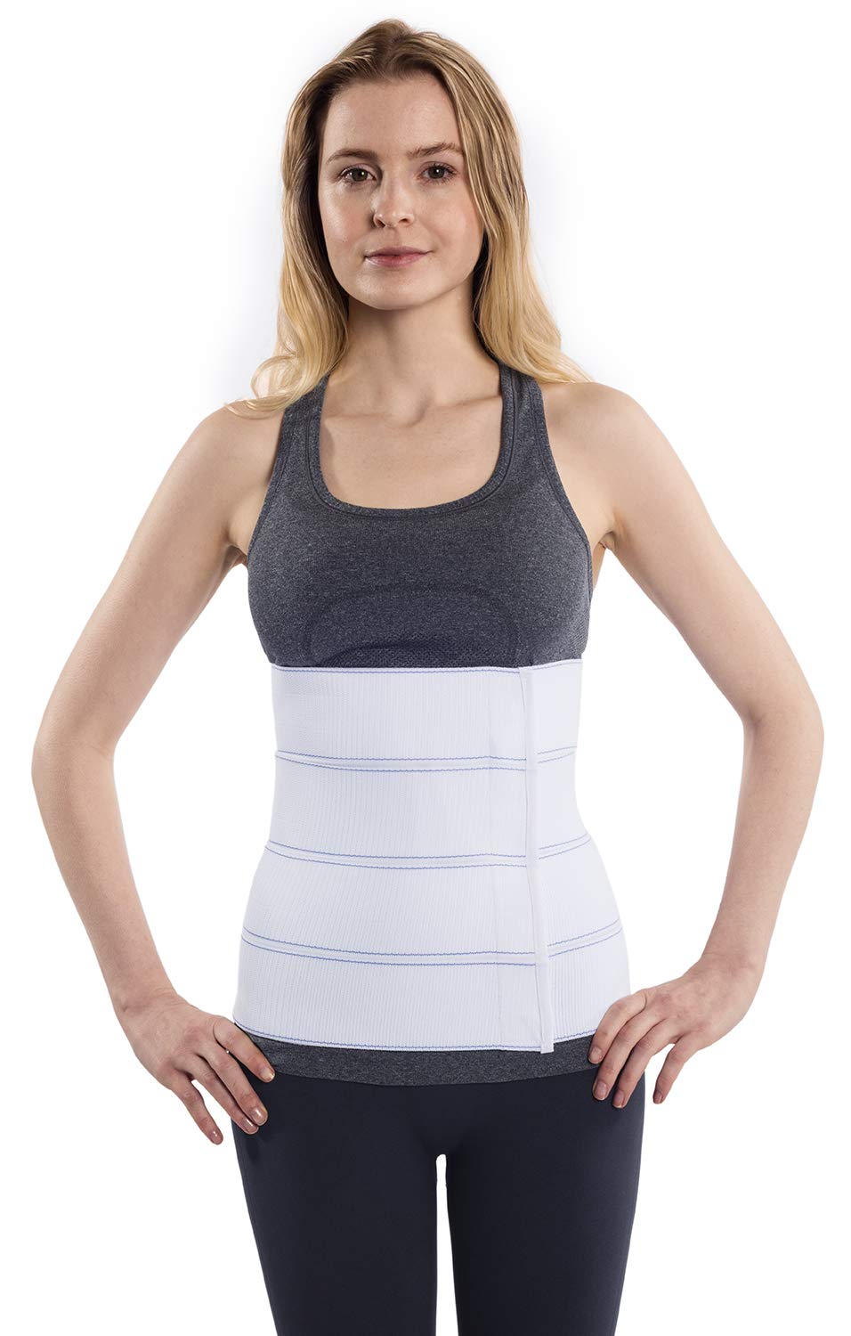 NYOrtho Abdominal Binder Lower Waist Support Belt - Compression Wrap for Men and Women NYOrthoUS supplements