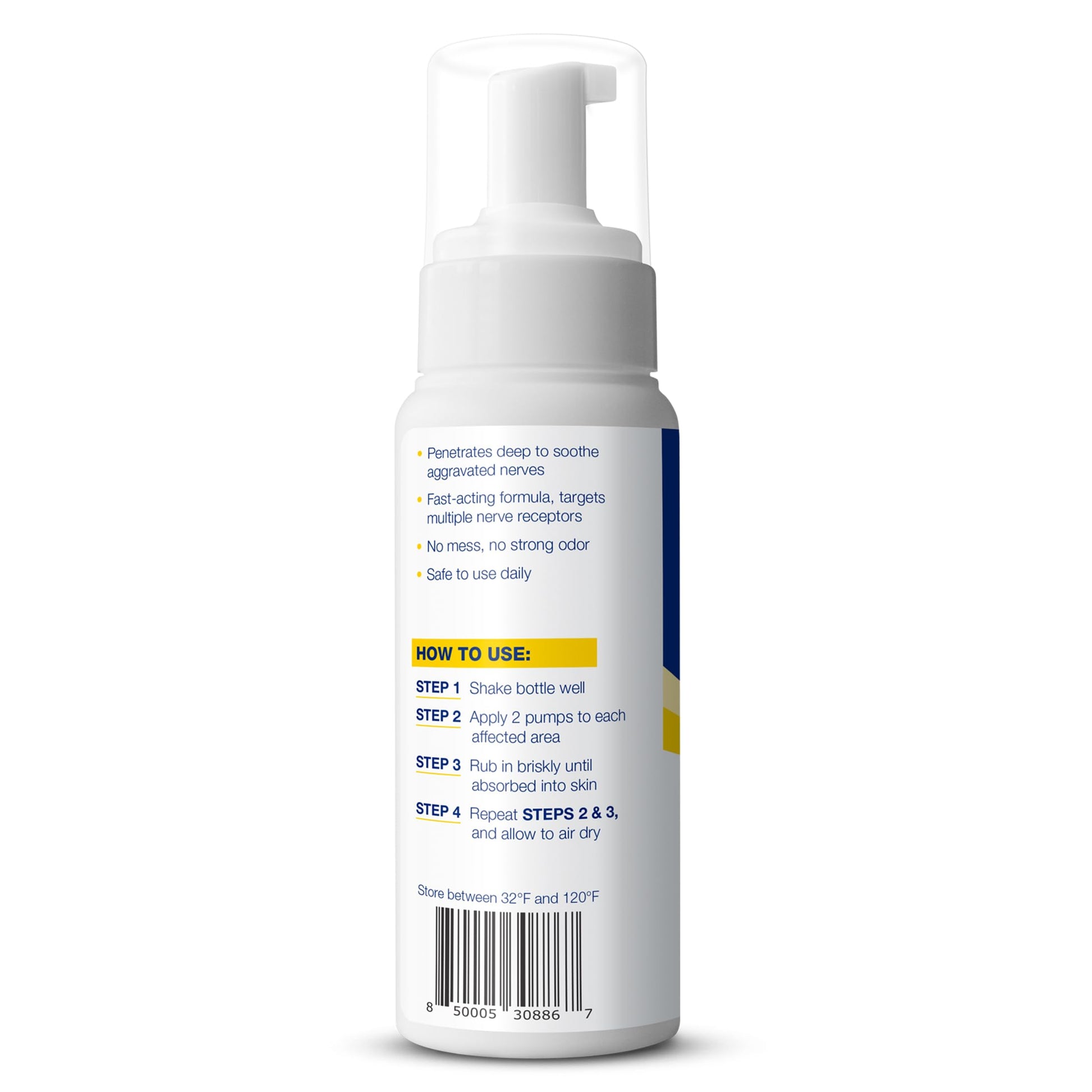 Theraworx Fast-Acting Nerve Relief Foam Aggravated Nerve Discomfort Relief - 7.1 oz - 1 Count TheraworxAu supplements