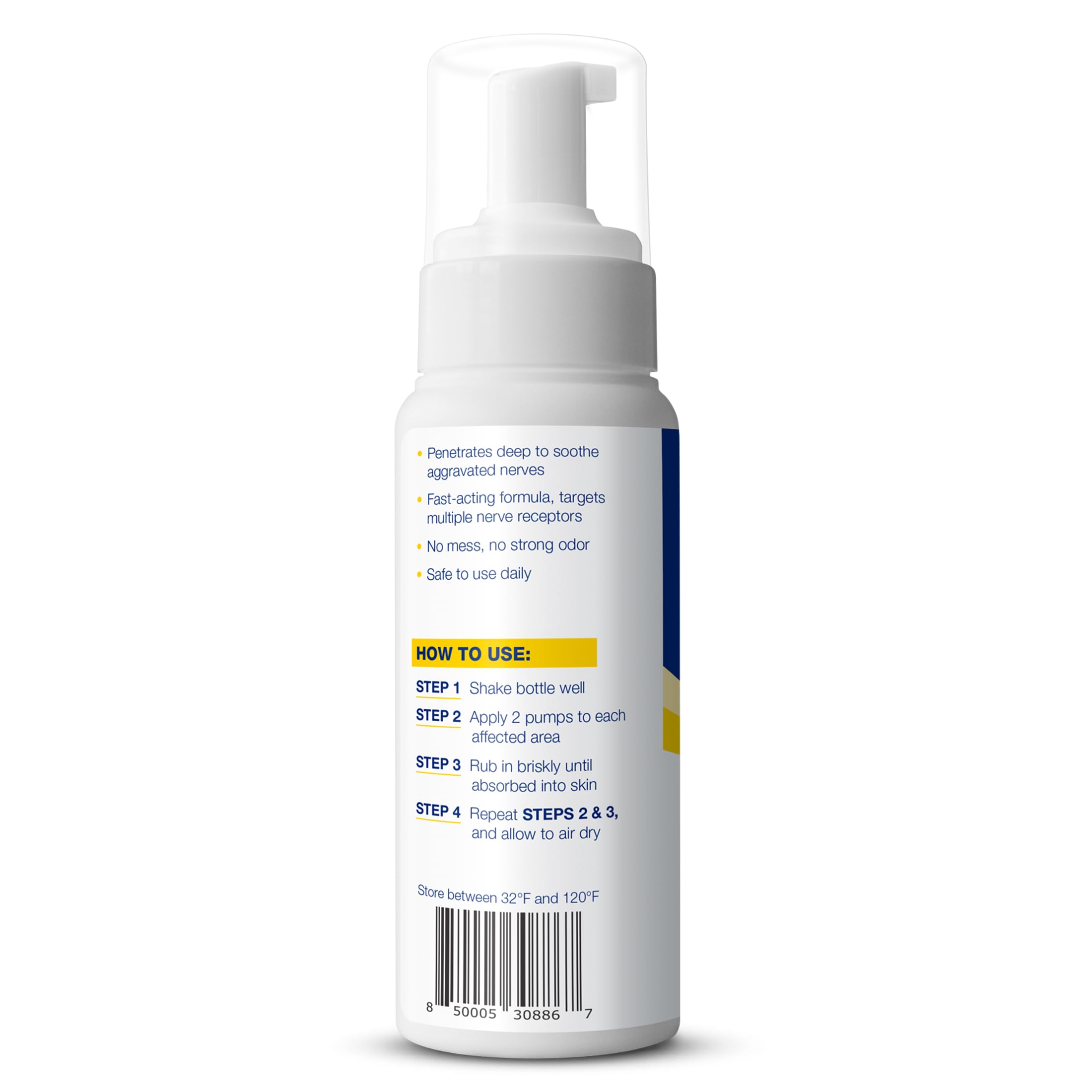 Theraworx Fast-Acting Nerve Relief Foam Aggravated Nerve Discomfort Relief - 7.1 oz - 1 Count TheraworxAu supplements