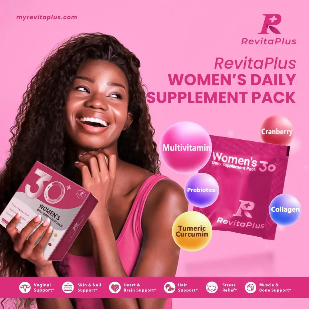 RevitaPlus Multivitamin for Women with Vitamin A,B,C,D3,E,K2,Biotin, Collagen,Krill Oil,Cranberries Supports Energy,Wellness,Beauty and Immune RevitaPlusAu supplements