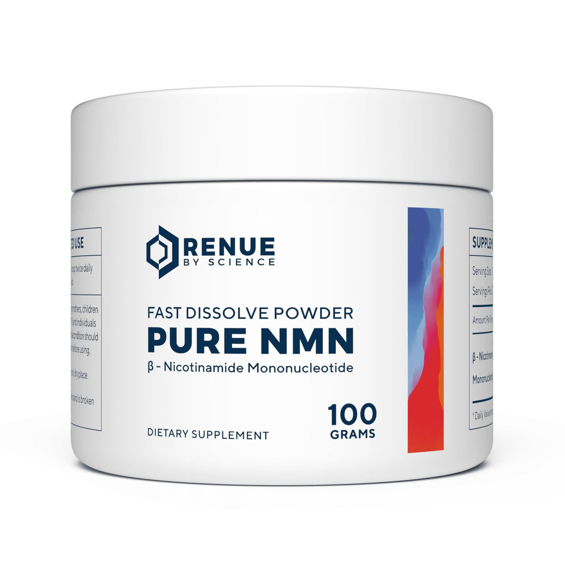 Renue By Science NMN Powder | 100g Fast Dissolve Powder Supplement | 500mg Nicotinamide Mononucleotide per Serving Renue By ScienceUS supplements