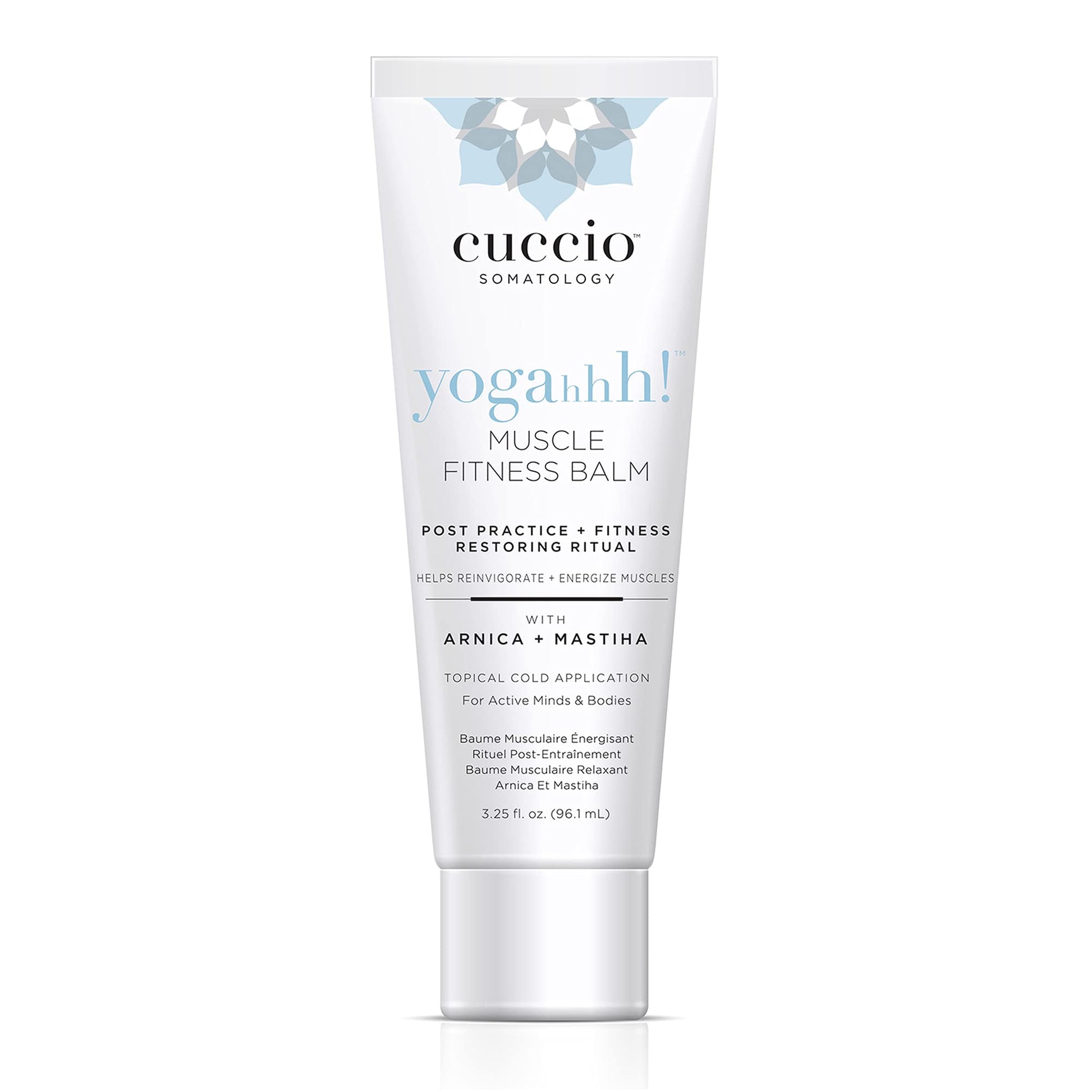 Cuccio Somatology Yogahhh Muscle Balm - Offers Soothing and Cooling Relief - Lightweight and Non Oily Finish - Helps Revitalize and Energize Muscles Post Rigorous Exercise - Paraben Free - 3.25 oz cuccio SOMATOLOGYAu supplements