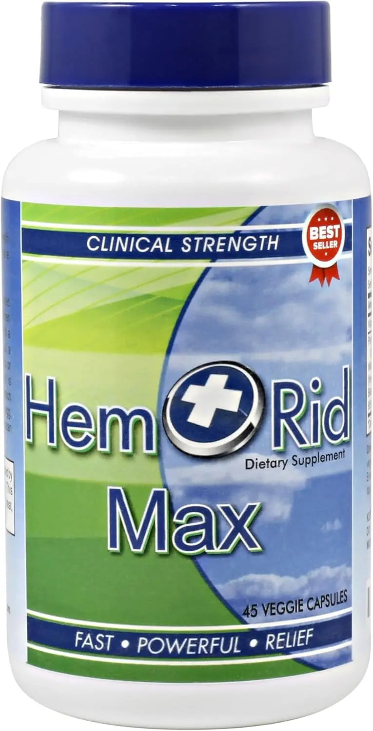 HemRid Max and Maximum Strength Lidocaine Cream - Hemorrhoid Relief Bundle for Fast Internal & External Support - Hemorrhoid Pills & Hemorrhoidal Lidocaine Cream for Rapid Comfort & Soothing Care HemRidAu supplements