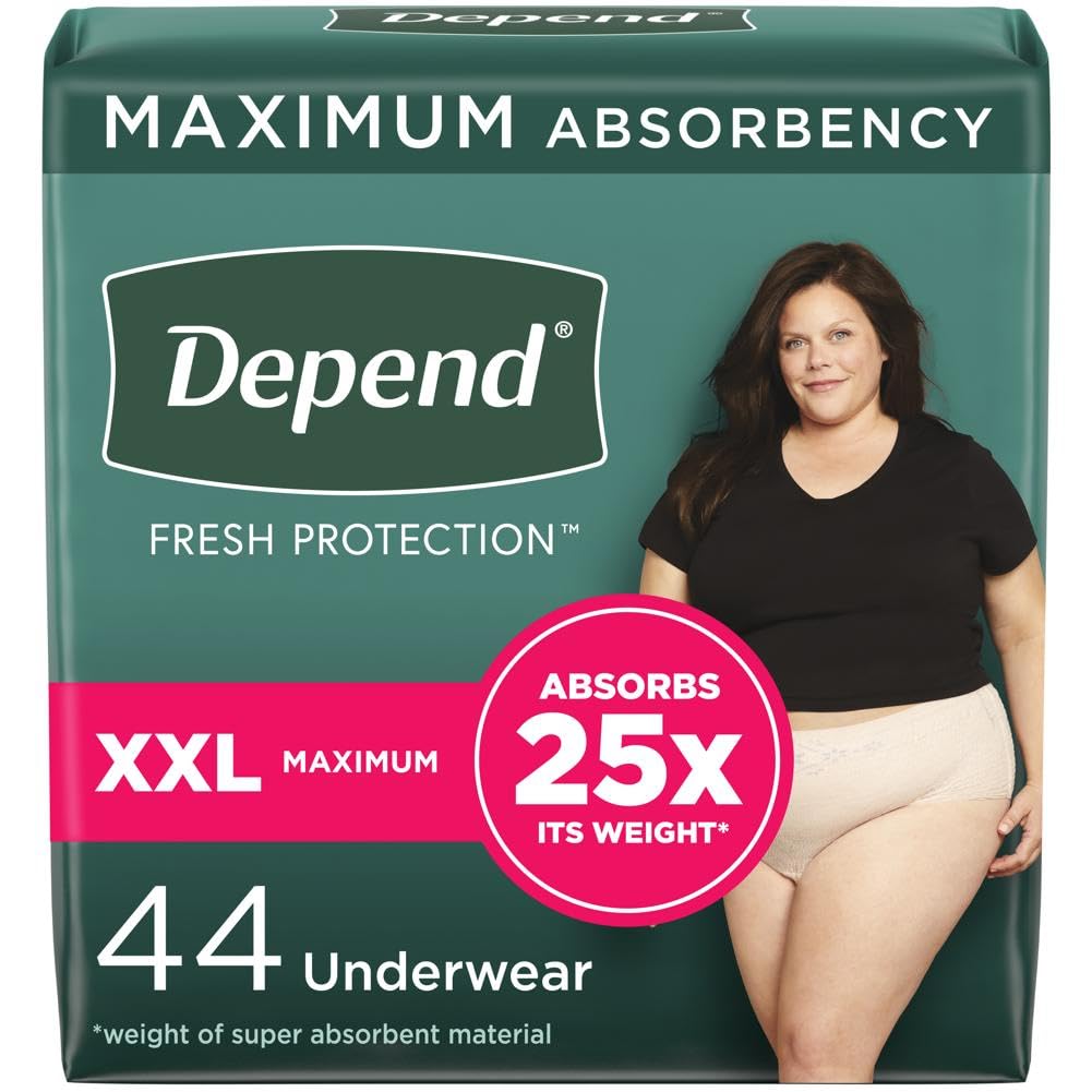 Depend Fresh Protection Adult Incontinence Underwear for Women DependUS supplements