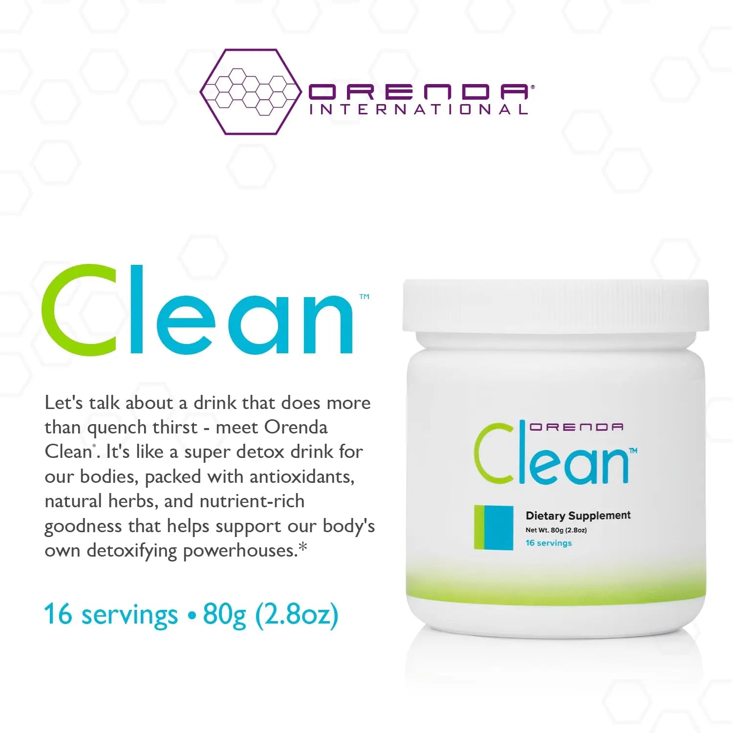 Orenda Clean - Peptizyme-SP EN, Aronia Berry, Aloe Vera and More for Digestive Support - Nutrient-Rich Supplement for Wellness - 80g, 16 Servings Orenda InternationalAu supplements