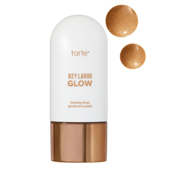 tarte key largo glow bronzing drops – Luminous Serum-Infused Liquid Bronzer with Vitamin E for Sun-Kissed Radiant Lightweight Hydration, Cruelty-Free, full size, bronze glow tarteAu supplements
