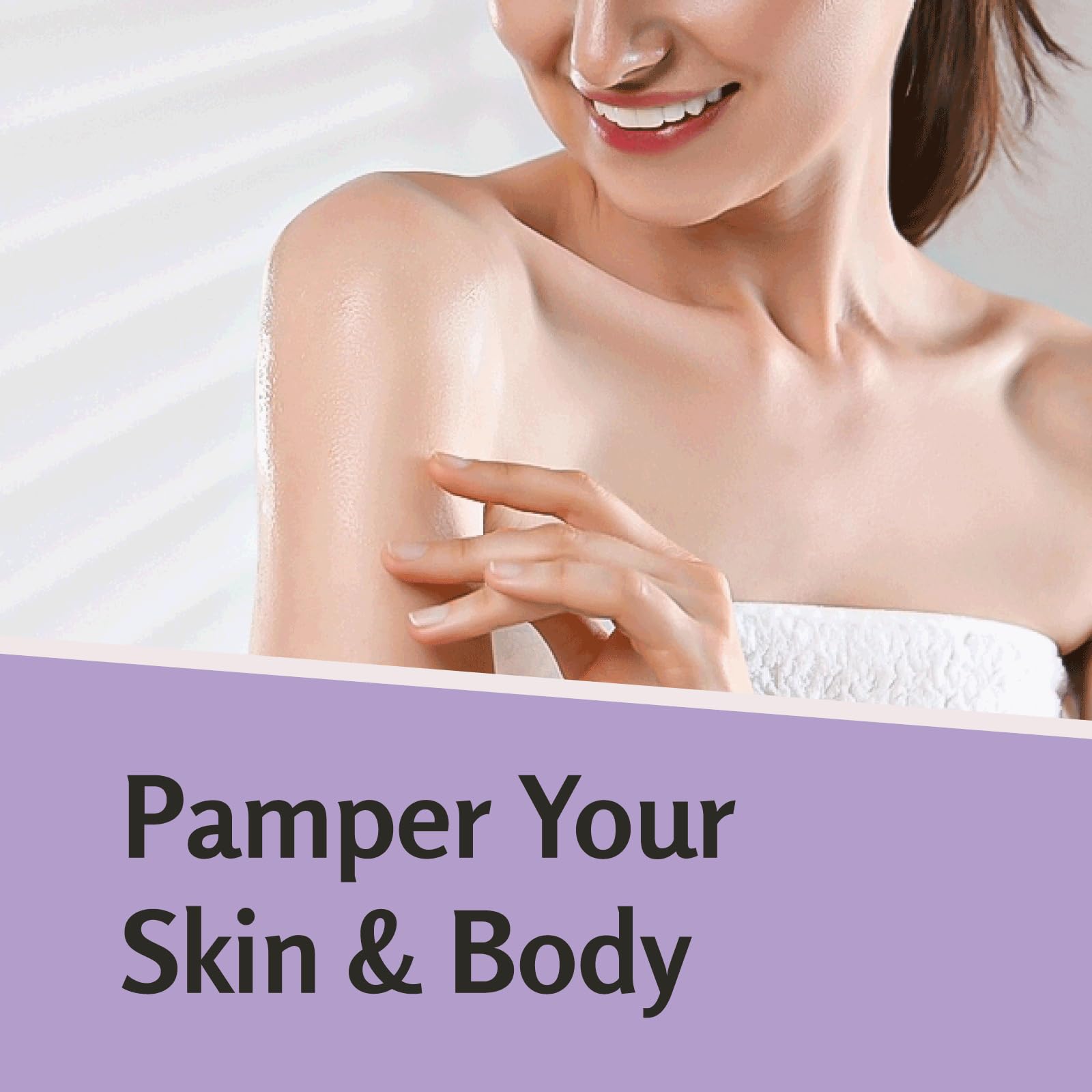Lavender Massage Oil with Collagen and Stem Cells - Skin Tightening Massage Oil for Mass M3 NaturalsAu supplements