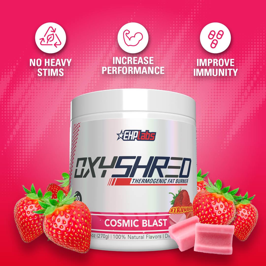 EHPlabs OxyShred Thermogenic Shredding Supplement - Clinically Proven Pre Workout EHP LabsAu supplements