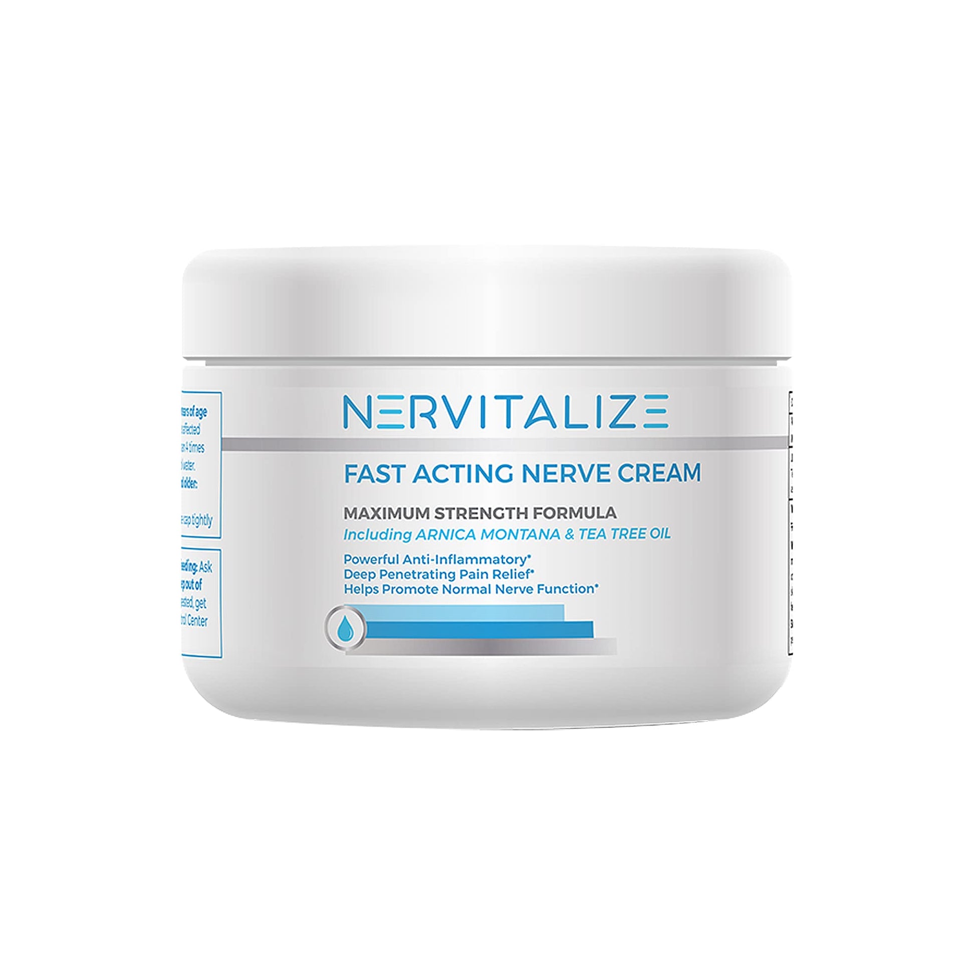 Nervitalize Fast Acting Nerve Pain Relief Cream Maximum Strength Formula - 3 fl oz - Helps Provide Neuro Pain Relief and Deep Nerve Nourishment to Support Normal Nerve Function - Made in The USA NervitalizeAu supplements