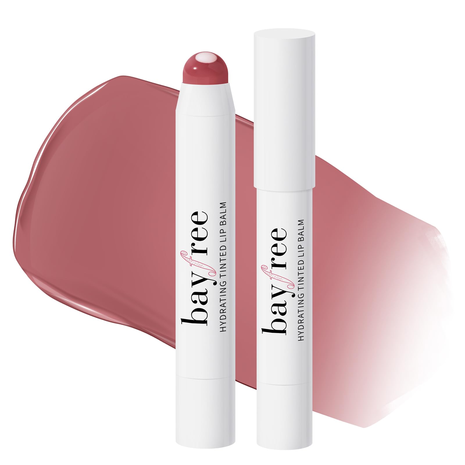 bayfree Tinted Lip Balm Plumper, Glossy, Pump Lips, Lightweight, Moisturize & Tint with Jojoba Seed Oil, Vegan Lipbalm Lip Care, Vintage Violet bayfreeAu supplements