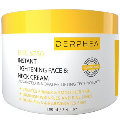 DERPHEA Neck Cream, Face Firming Cream, Face & Neck Cream, Advanced Skin Tightening DERPHEAUS supplements