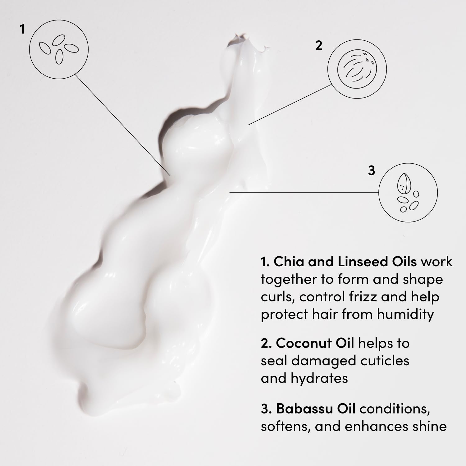 OUAI Curl Cream - Curl Defining Cream with Chia & Linseed Oil - Enhances Definition, Hydration & Shine - Tames Frizz & Protects from Humidity - Silicone-Free Curly Hair Products for Women (8 oz) OUAIAu supplements