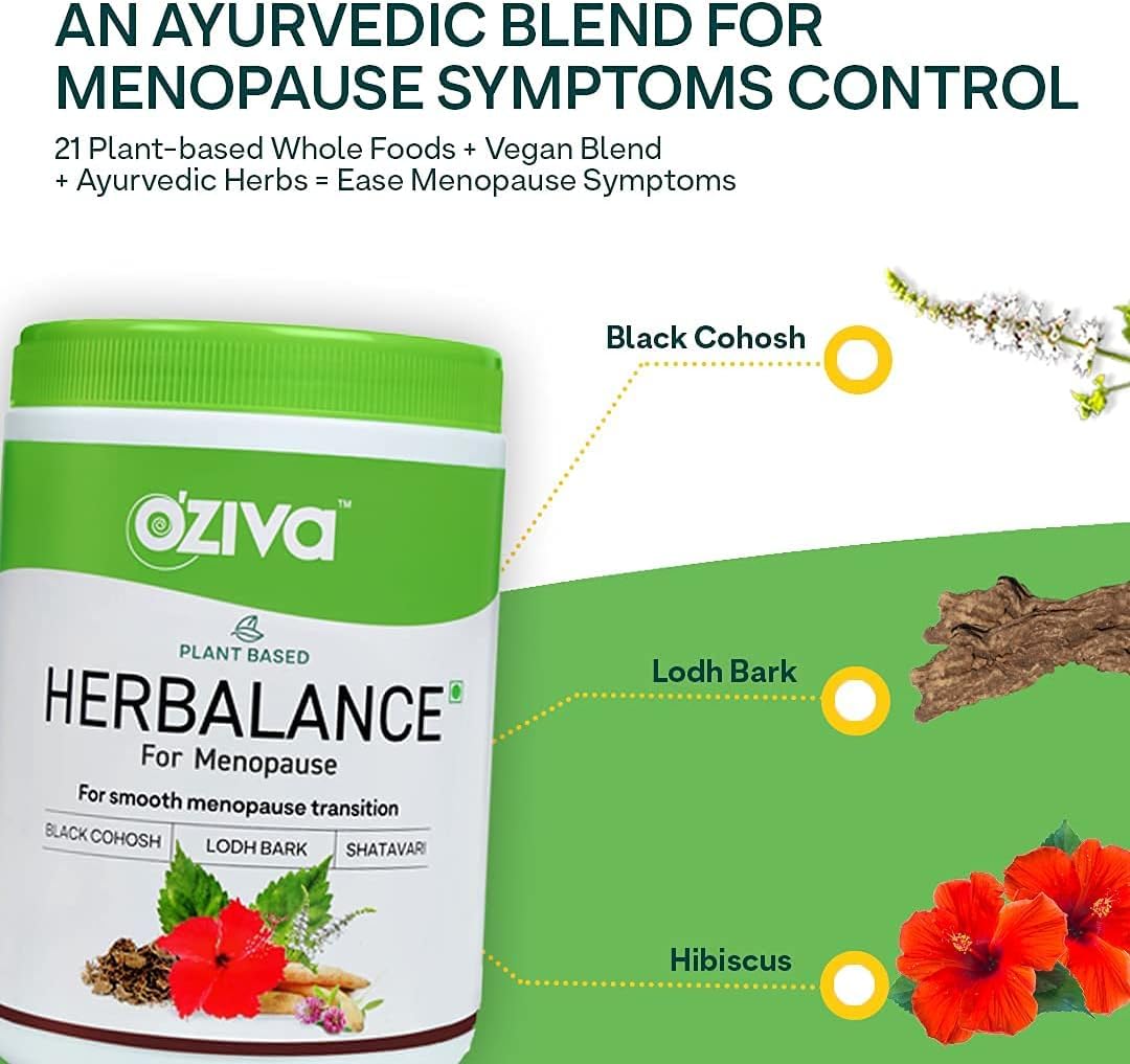NACHT Plant Based HerBalance Menopause Relief Drink (with Black Cohosh, Lodh Bark & Licorice) NACHTAu supplements