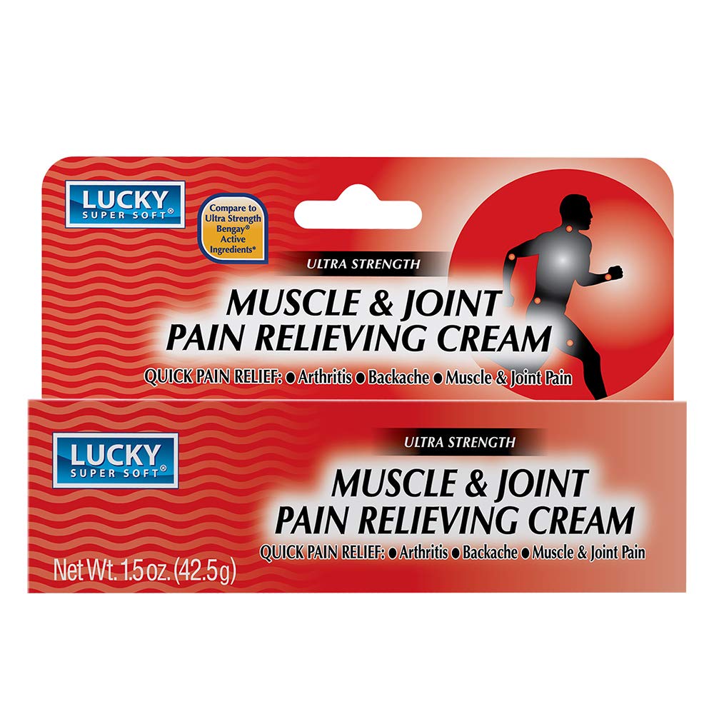 Lucky Super Soft Muscle & Joint Pain Relieving Cream, 1.5 Ounce Lucky Super SoftAu supplements