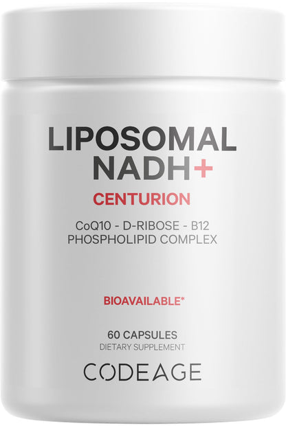 Codeage Liposomal NADH+ Supplement - CoQ10 - Vitamin B12 - D-Ribose Bioenergy CodeageUS supplements