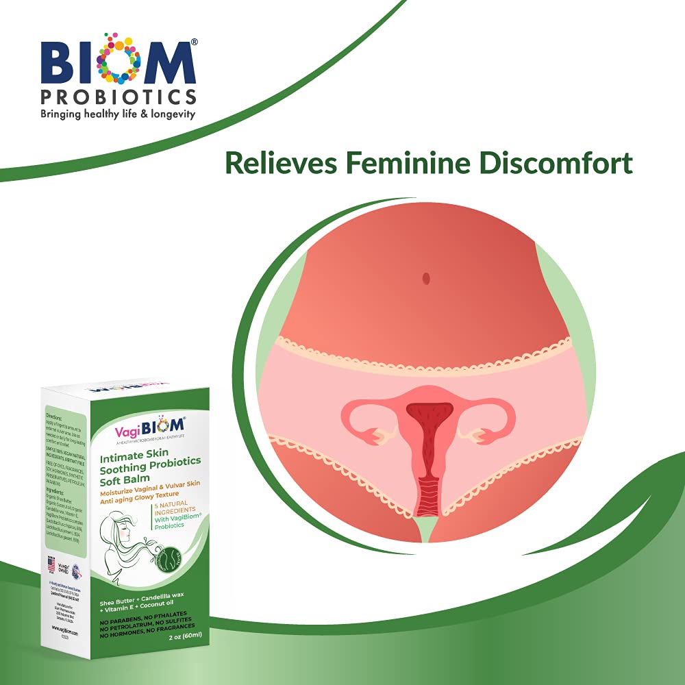 Intimate Skin Soothing Probiotics Soft Balm SheaButter with VagiBiom Lactobacillus crispatus Biom ProbioticsAu supplements