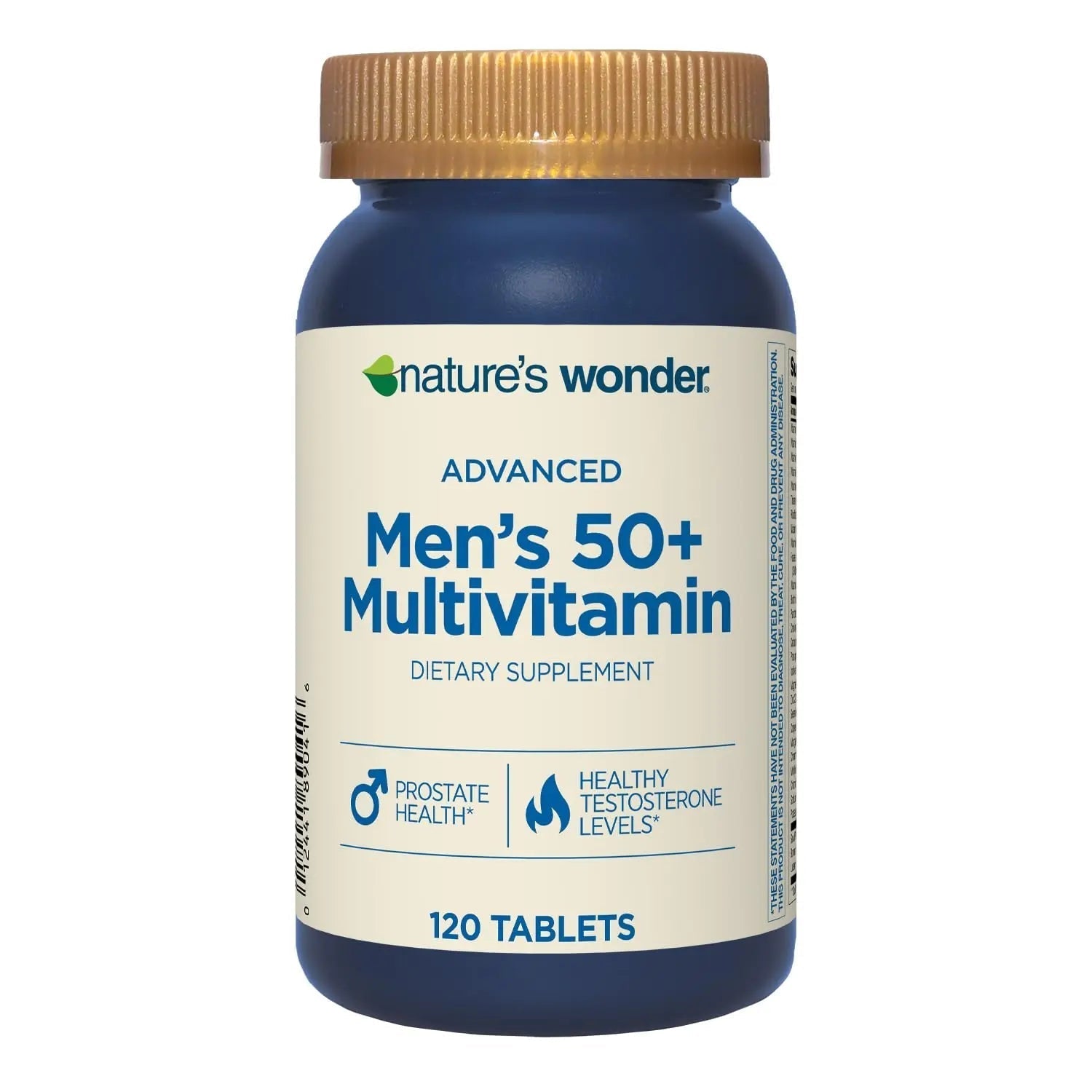 Nature's Wonder Advanced Men's 50+ Multivitamin/Multimineral Supplement with Vitamin D3 and B Vitamins 120 Tablets, 120 Day Supply Nature's WonderAu supplements