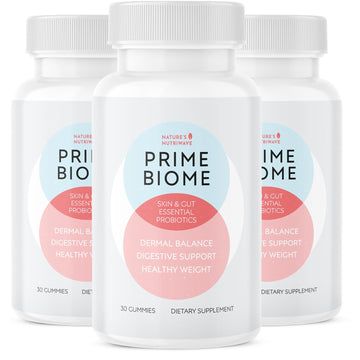 Nature’s NutriWave PrimeBiome Probiotic Gummies – Plant-Based Blend with Inulin, Lion’s Mane, Ginger & More– Non-GMO, No Stimulants, GMP Certified – 30 Gummies, 3 Month Supply Nature’s NutriWaveAu supplements