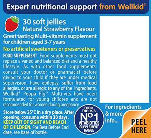 Wellkid Peppa Pig Chewable Gummy Vitamins by Vitabiotics - UK's No. 1 Vitamin Company WellkidUS supplements