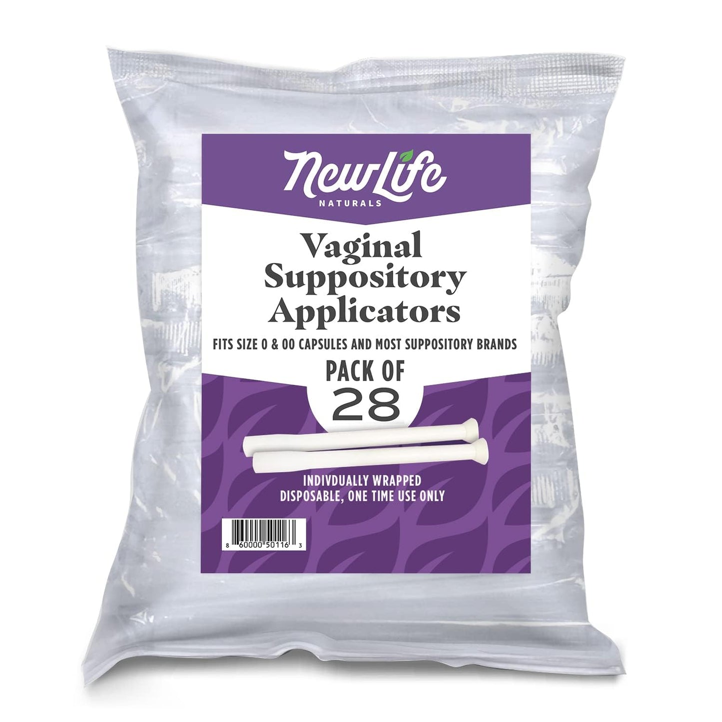 NewLife Naturals Vaginal Suppository Applicators for Boric Acid Suppositories, Size 0 & 00 Capsules, and Pills & Tablets – Individually Wrapped Disposable Applicators – Pack of 28 (Made in USA) NewLife NaturalsUS supplements
