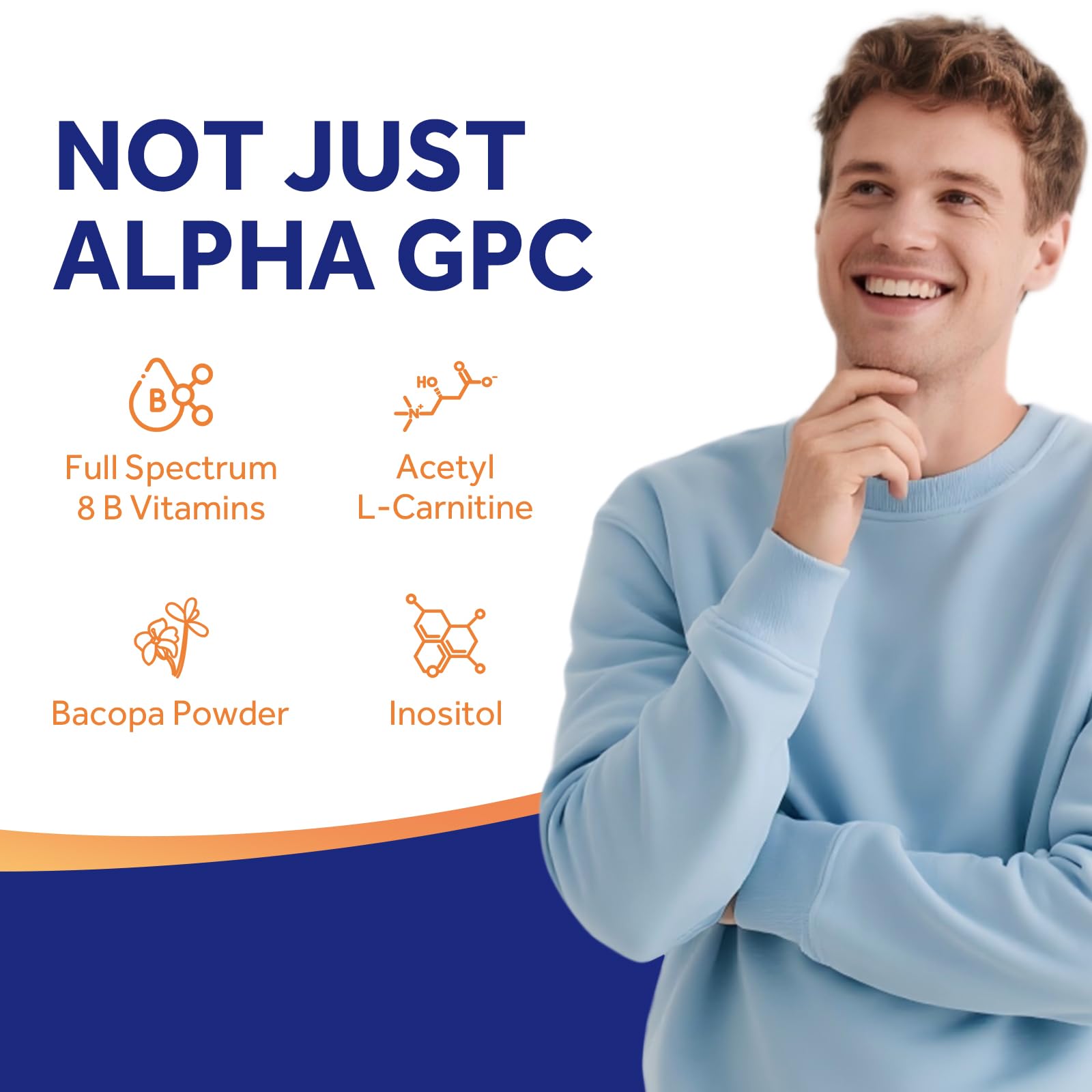 Doctor's Recipes Alpha GPC 300 mg Supplement, with 8 B Vitamins, Inositol, Acetyl L-Carnitine, Highly Bioavailable Source of Choline, 12-in-1 Cognitive Support for Women & Men, 60 Veggie Capsules Doctor's RecipesAu supplements