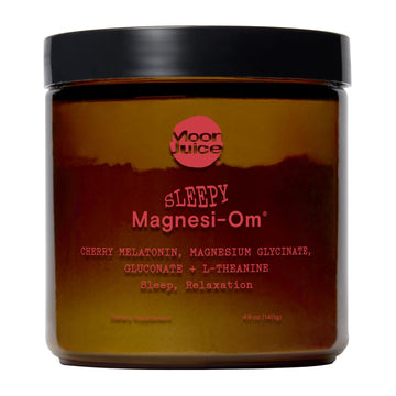 Moon Juice Sleepy Magnesi-Om - Sleep Supplement Powder with Magnesium Glycinate, L-Theanine & Plant-Based Melatonin, Sugar-Free Bedtime Drink Mix for Deep Sleep w/o Grogginess, Cherry, 35 Servings Moon JuiceAu supplements