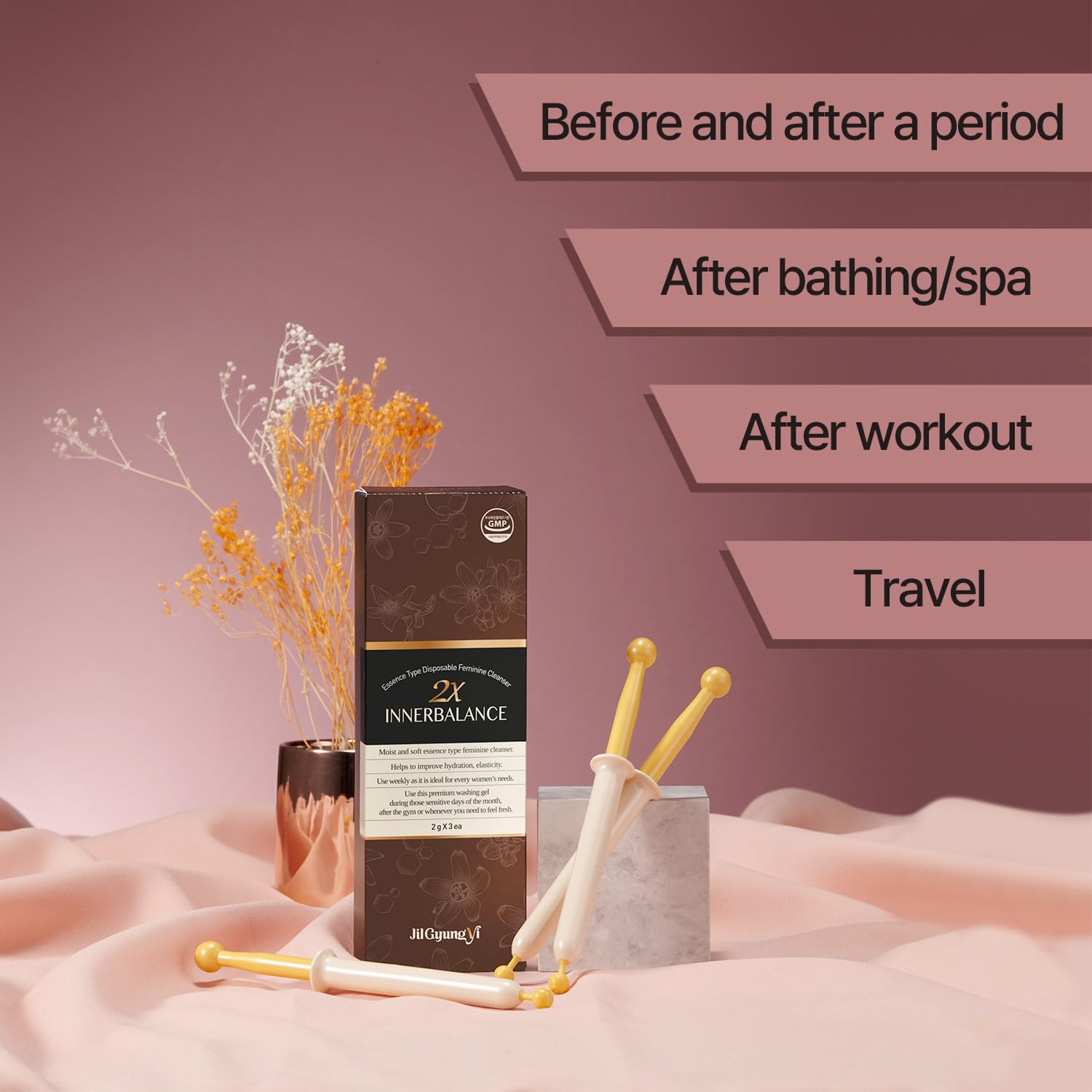 JilGyungYi 2X Inner Balance Intimate Feminine Cleansing Wash PH Balanced Odor Relief JilGyungYiAu supplements