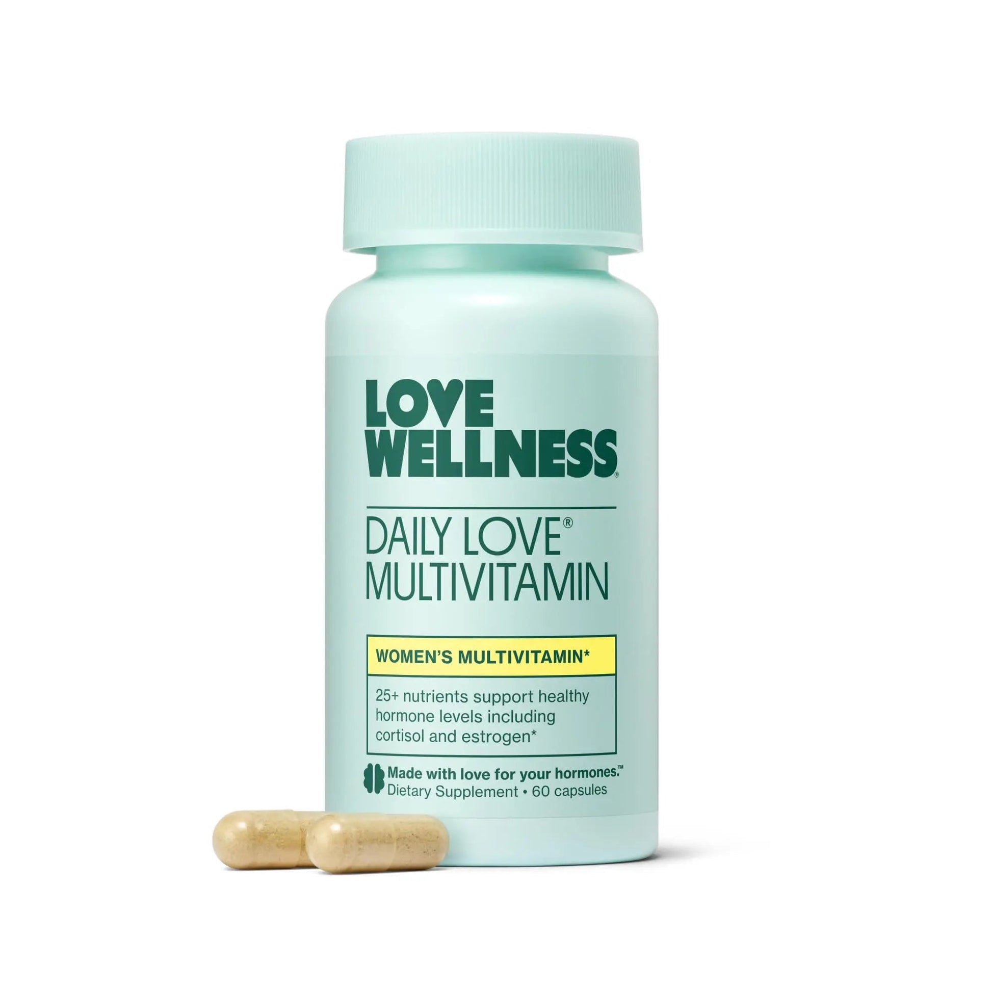 Love Wellness Daily Love Multivitamin for Women | Supports Energy, Cortisol, Immune Health, Stress Relief, & PMS | Complete with Vitamin D, C Love WellnessAu supplements