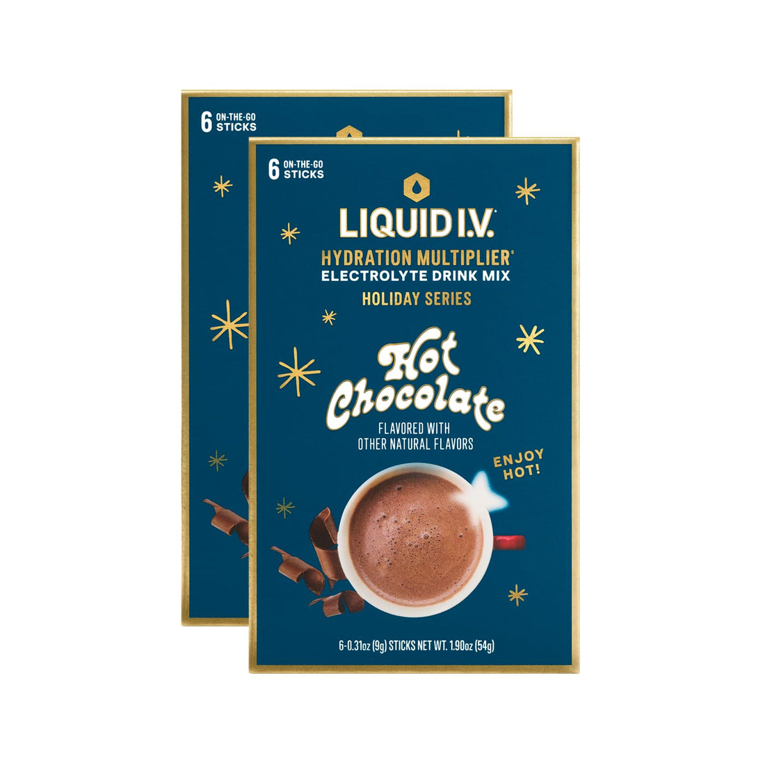 Liquid I.V.® Hydration Multiplier Hot Chocolate | Limited Edition Electrolyte Powder Drink | 2 Pack (12 Servings) Liquid I.V.US supplements