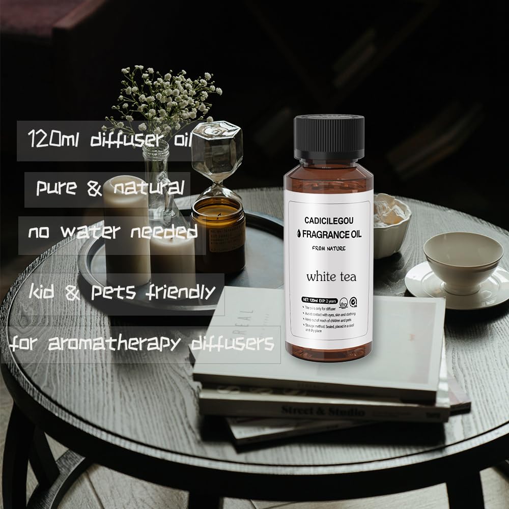 White Tea Essential Oils for Diffuser Hotel Collection - 100% Pure Orange Essential Oil Aromatherapy Oil CadicileGouAu supplements
