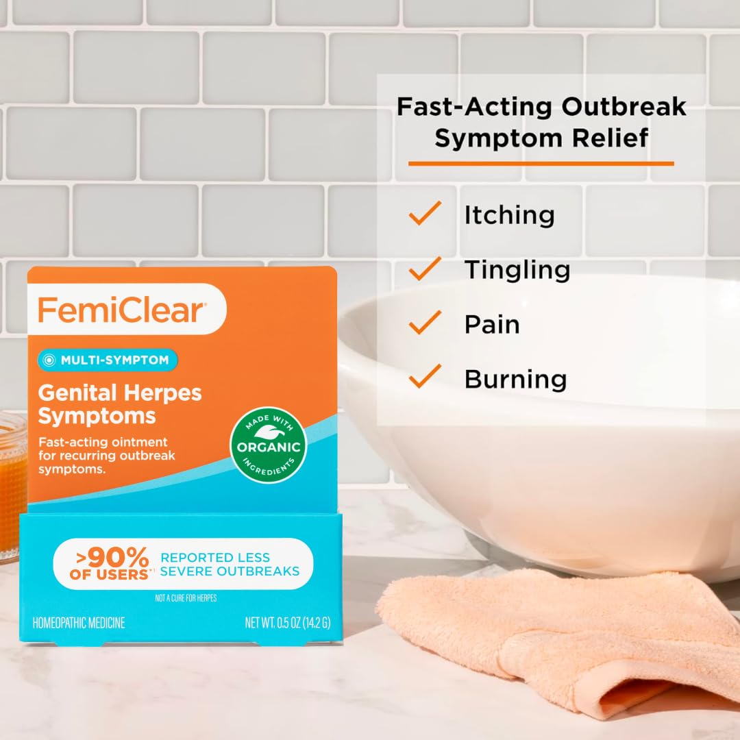 FemiClear for Genital Herpes Symptoms, Multi-Symptom - Effective Intimate Relief FemiClearAu supplements