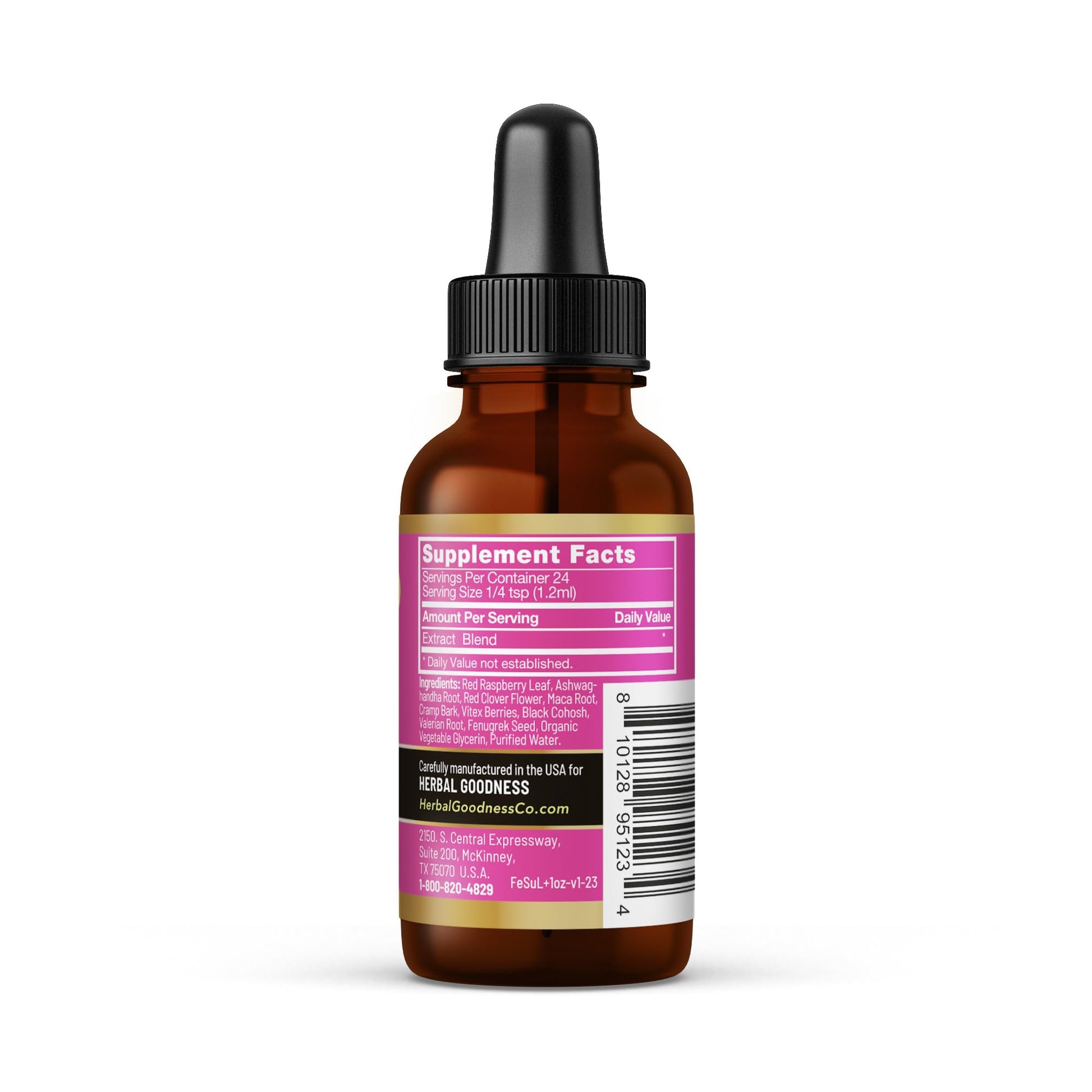 Herbal Goodness Female Support Supplement 1 Fl. oz – Natural Herbal Blend for Women’s Hormonal Health, Energy & Wellness – Adaptogenic Liquid Formula – Non-GMO, Gluten-Free – 1 Bottle Herbal GoodnessAu supplements