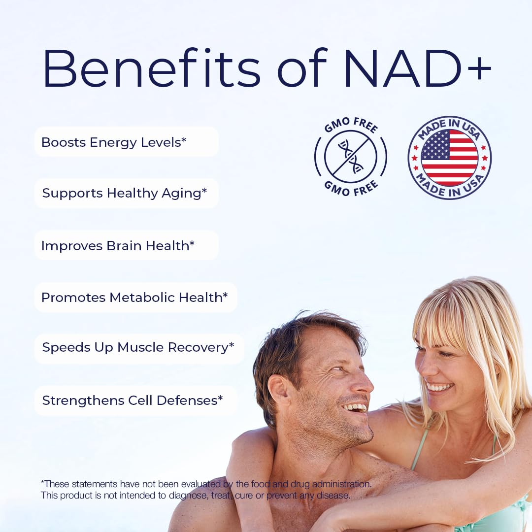 NAD+ Supplement 1000 mg High Absorption – Supports Energy, Cellular Health, Brain Function, and Healthy Aging – Pure NAD Formula with 60 Capsules ATEMPO NATURAL LIFESTYLEAu supplements