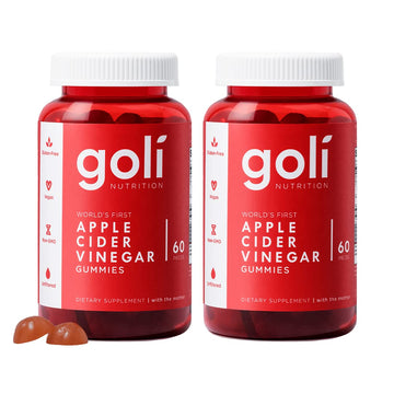 Goli Nutritional Supplement, Apple Cider Vinegar Gummy Vitamins Nutrition, 2 Pack GoliUS supplements