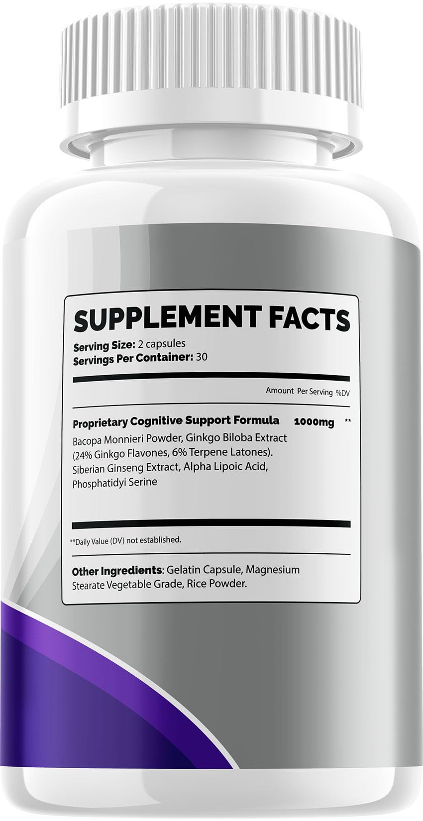 Neurocept Supplement Capsules – All Natural Maximum Strength Formula, Focus & Memory Support (2 Pack – 120 Capsules) IndeloAu supplements