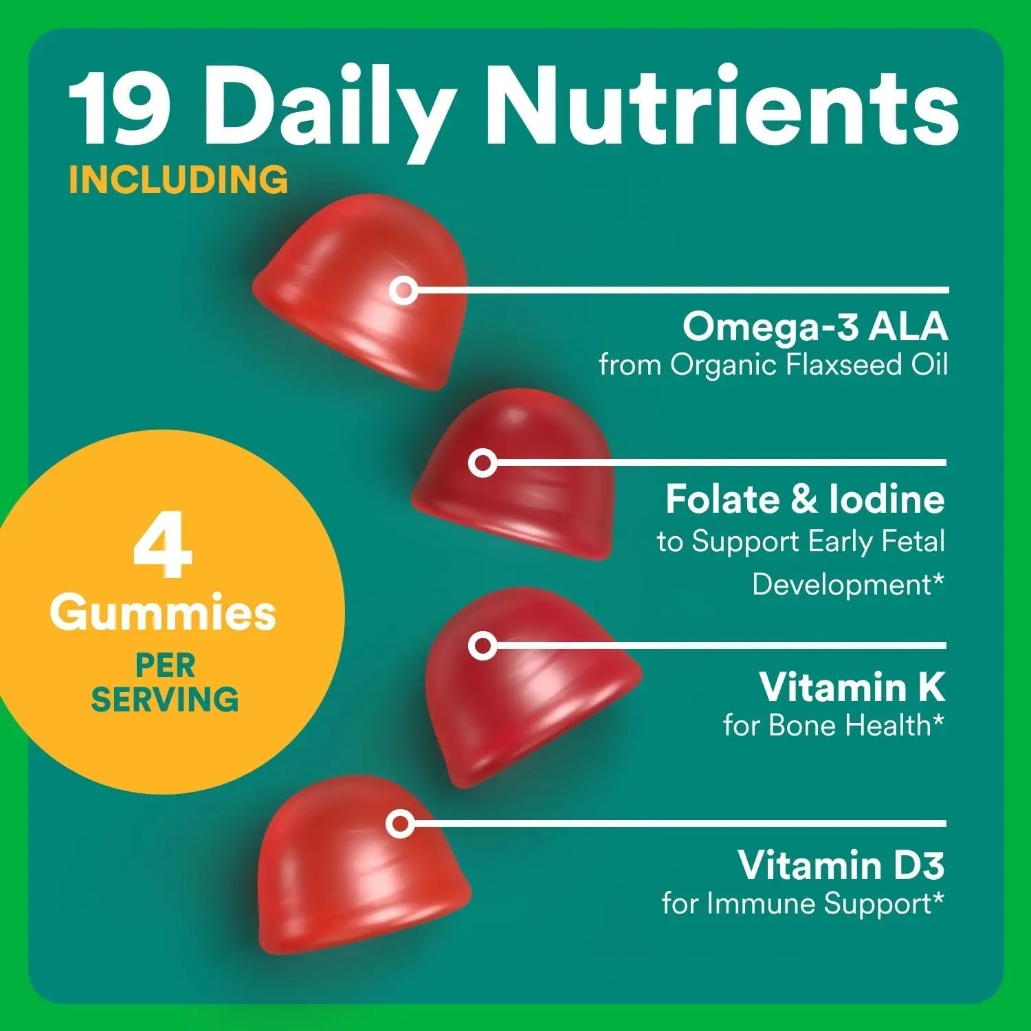 SmartyPants Organic Prenatal Vitamins for Women, Multivitamin Gummies: Biotin, Methylfolate, Omega 3 (ALA), Vitamin D3, C, Vitamin B12, B6, A, K2 & Zinc SmartyPantsAu supplements