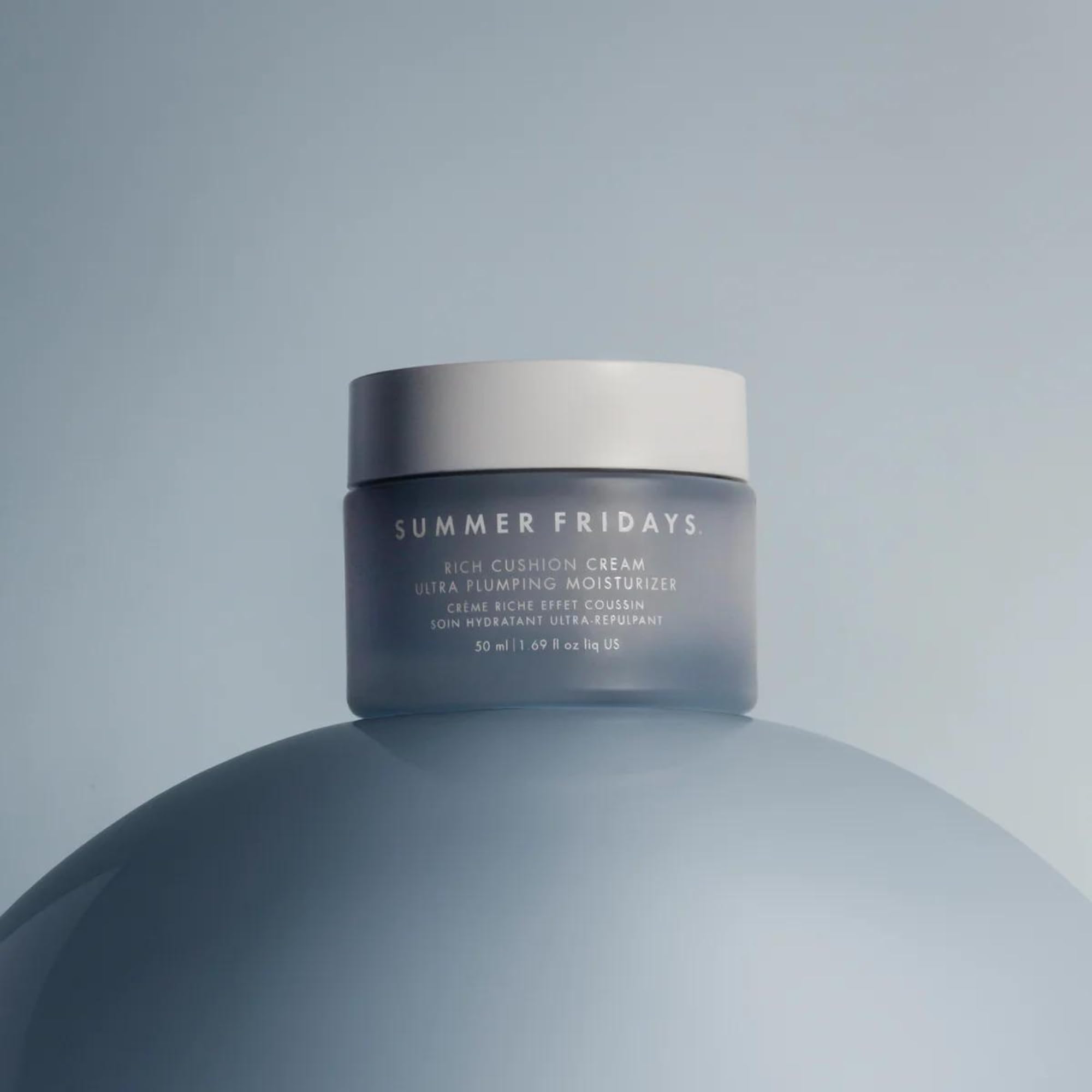 Summer Fridays Rich Cushion Face Cream - Ultra Plumping Barrier Repair Cream + Makeup Primer - Infuses Skin with Rich Hydration from Glycerin + Squalane - Non-Comedogenic + Fragrance-Free (1.69 Oz) Summer FridaysAu supplements