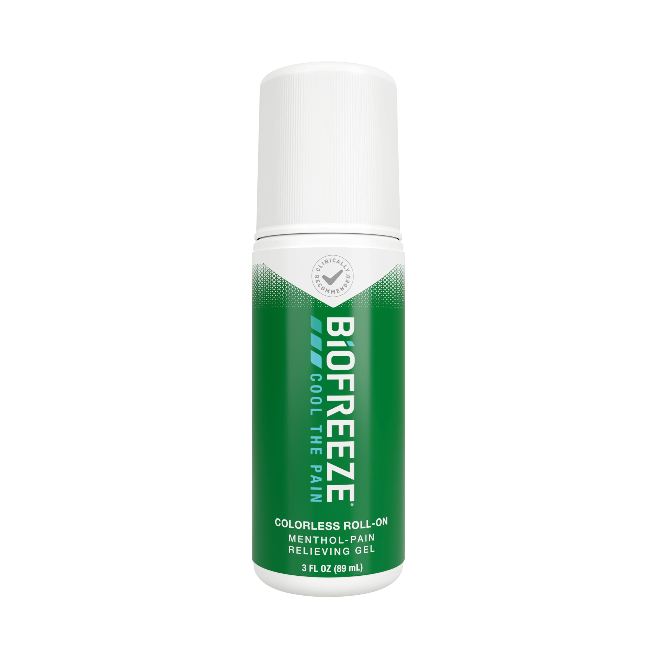 Biofreeze Roll-On Pain-Relieving Gel 3 FL OZ, Colorless Topical Pain Reliever For Muscles And Joints From Arthritis, Backache, Strains, Bruises, & Sprains BiofreezeAu supplements