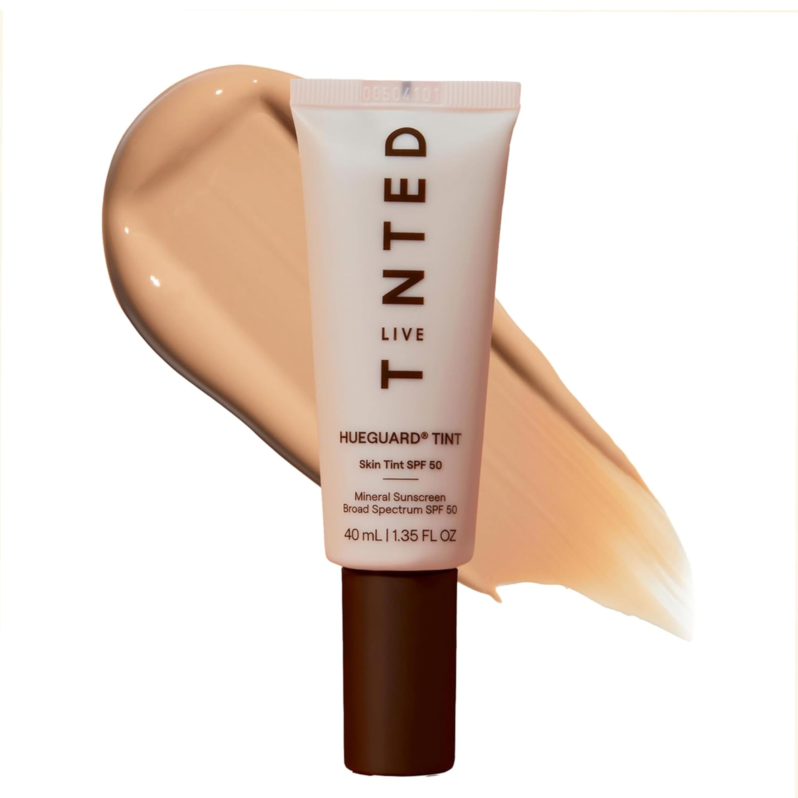 Live Tinted Hueguard Skin Tint SPF 50 - Tinted Mineral Sunscreen with Light-Medium Buildable Coverage With a Hydrating and Radiant Finish - Water and Sweat Resistant, 1.35 fl oz - Shade 10 Live TintedAu supplements