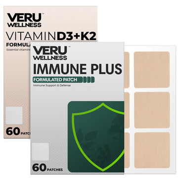 Veru Wellness Bariatric Immune, D3/K2 - Post Bariatric Gastric Bypass and Sleeve Gastrectomy - Non Ingest Patch (60 Days) Veru WellnessAu supplements