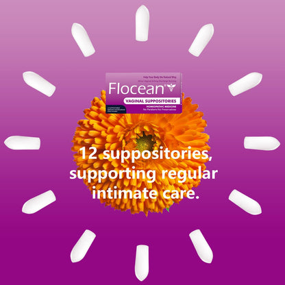 Calendula Vaginal Suppositories for Women - Herbal Alternative to Boric Acid Suppositories, Supports pH Balance, Odor Control & Itching Relief, Paraben-Free & Preservative-Free, 12 Count ciwollUS supplements