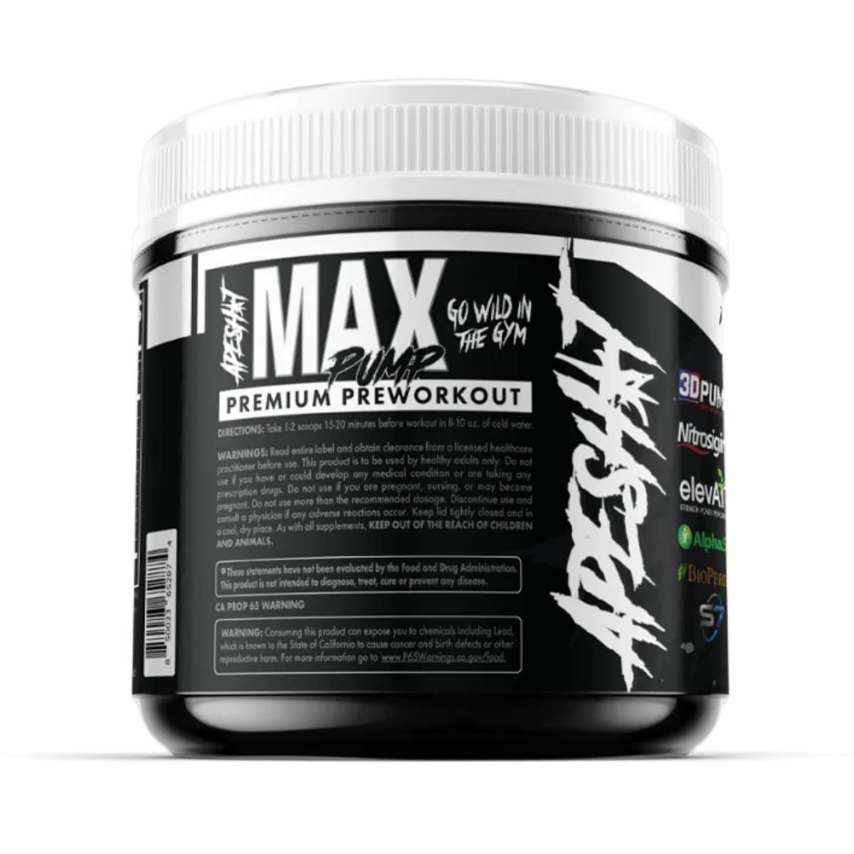 Primeval Labs ApeSh*t Max Pump Premium Pre-Workout | Muscle Pump & Vascularity Primeval LabsUS supplements