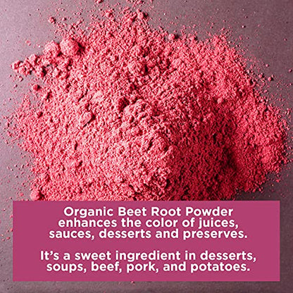 HQOExpress Organic Beetroot Powder - Organic Superfood - Nitric Oxide Booster - Non HQO HIGH QUALITY ORGANICSUS supplements