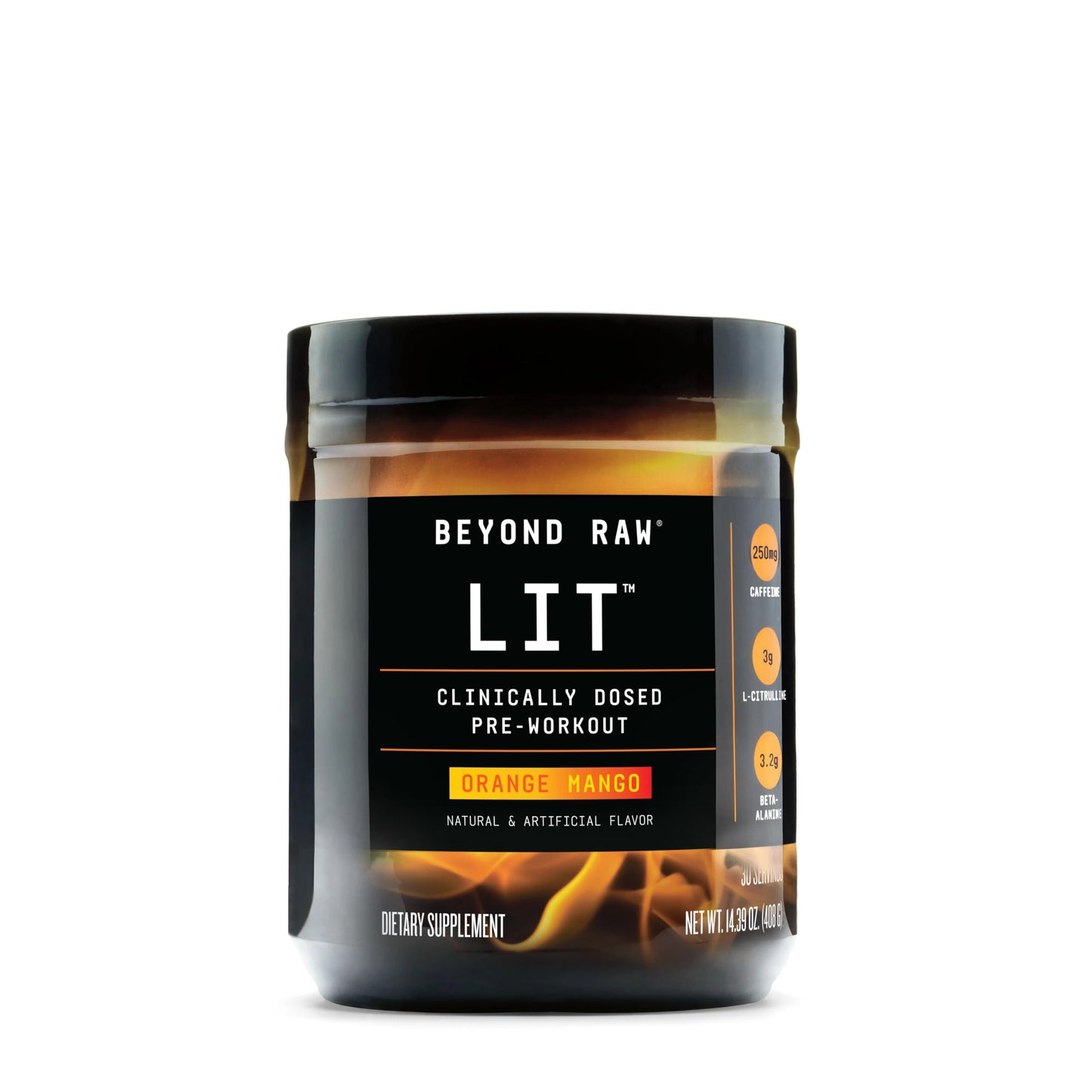 BEYOND RAW LIT | Clinically Dosed Pre-Workout Powder | Contains Caffeine BEYOND RAWUS supplements